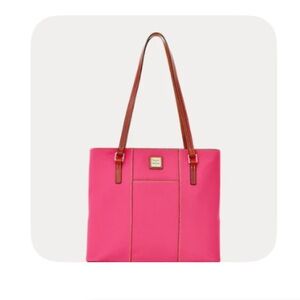 NWT Dooney & Bourke Lexington Pebble Grain Hot Pink Tote Bag